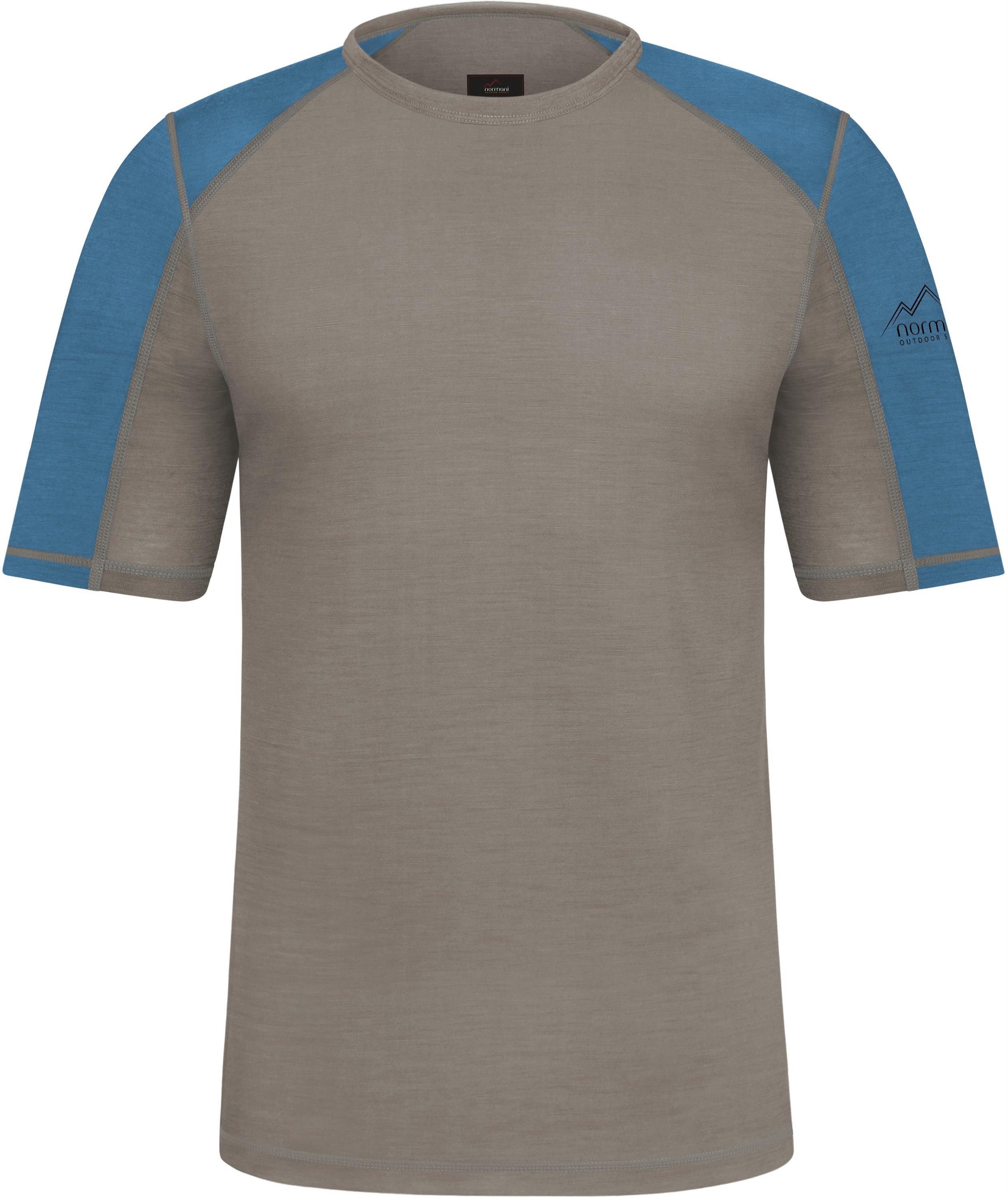 normani Thermounterhemd Herren Merino T-Shirt Busselton Ultraleichtes Sommer Outdoor Halbarmshirt Short Sleeve - Mulesing Frei