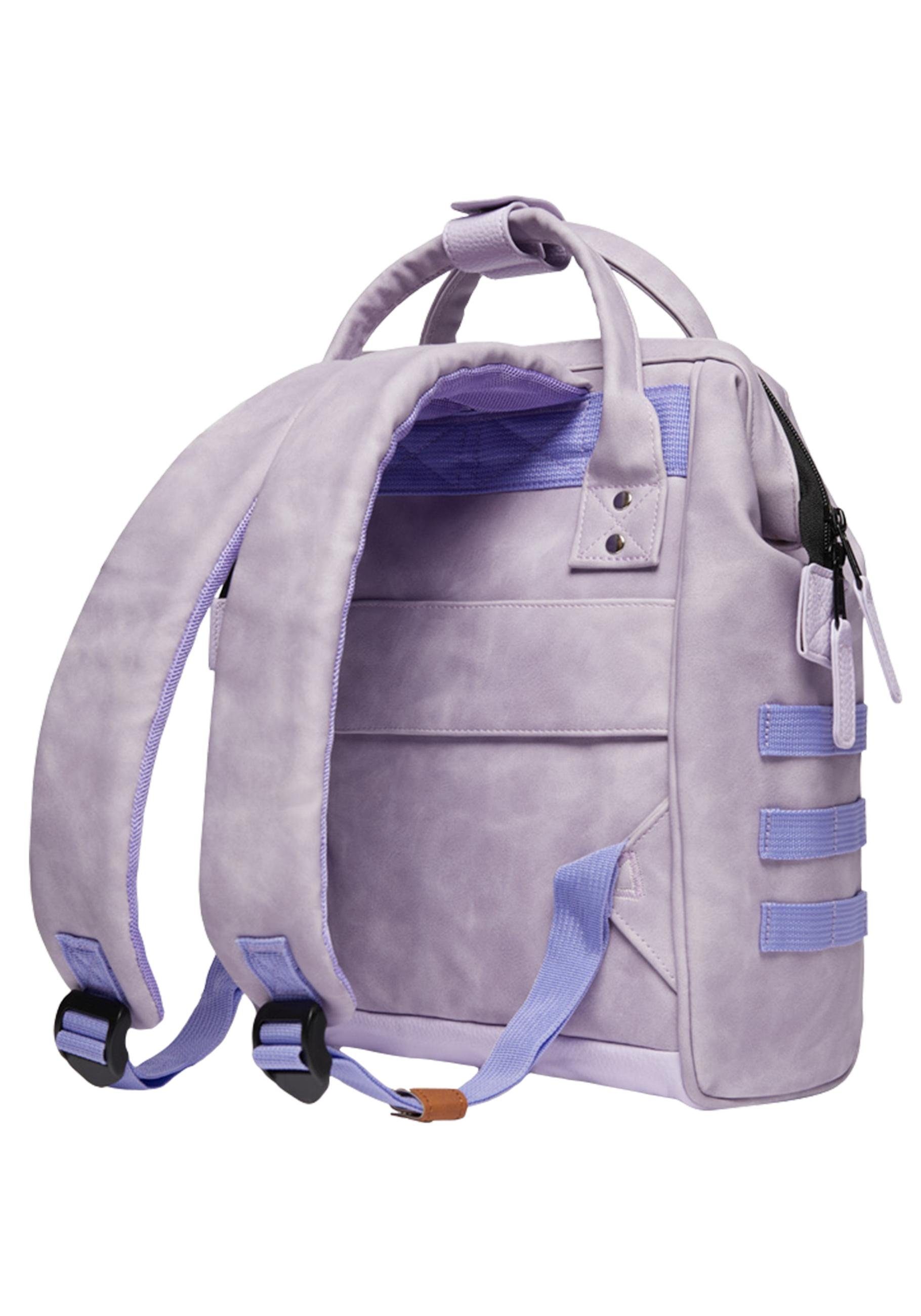 Cityrucksack CABAIA Tagesrucksack Kunstleder Nubuck, Adventurer S helllila hochwertigem aus