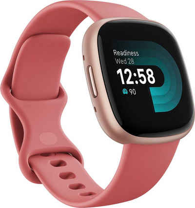 fitbit by Google Versa 4 Fitness-Smartwatch Smartwatch (FitbitOS5), inkl. 6 Monate Fitbit Premium Mitgliedschaft