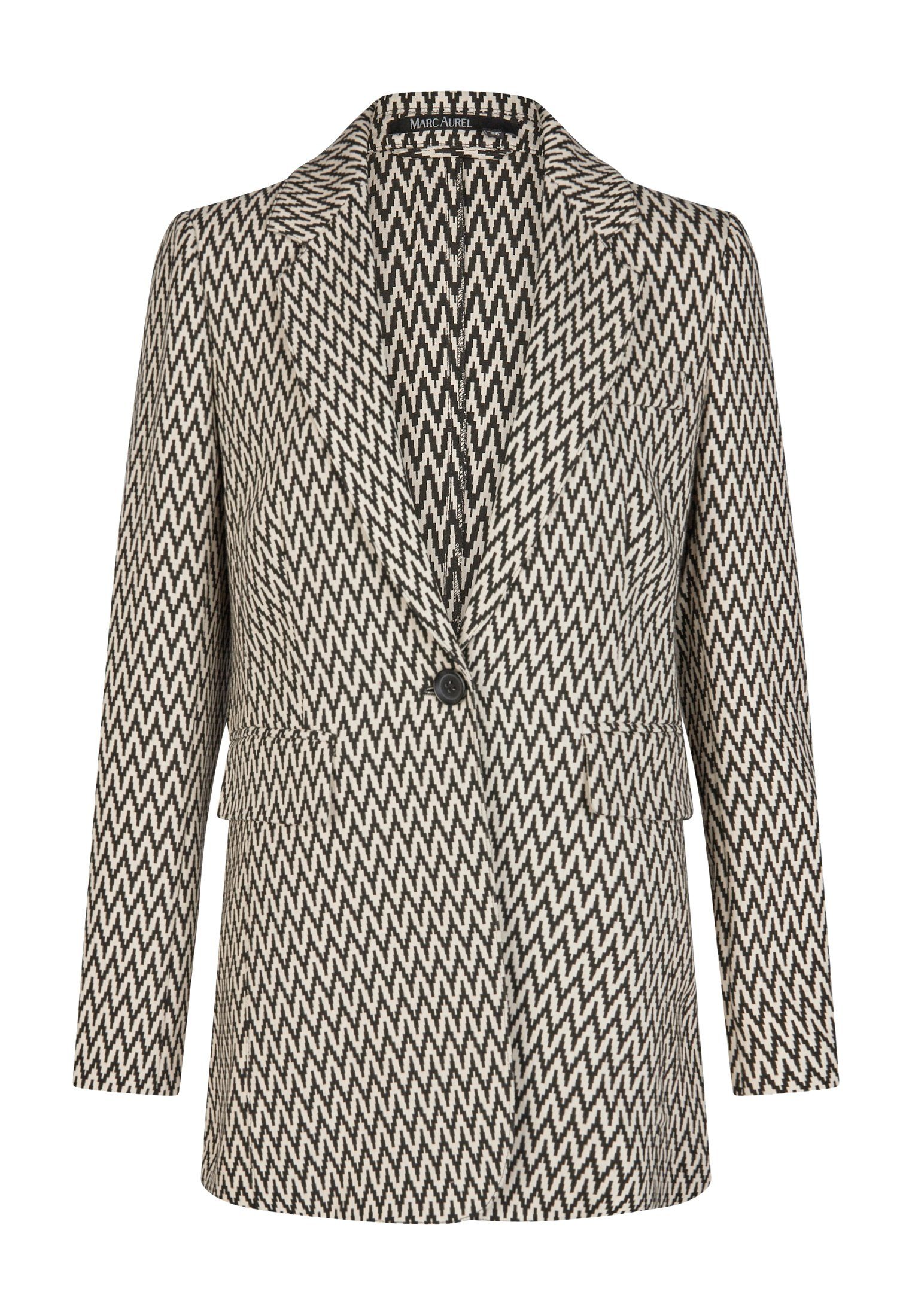 Longblazer Longblazer im Zick-Zack-Muster