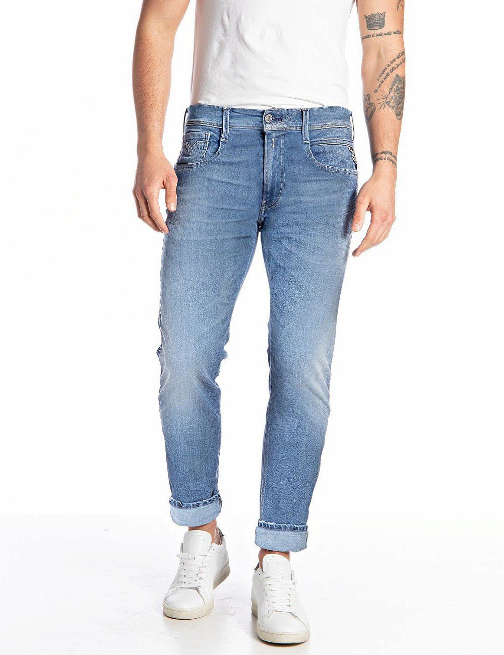 Slim-fit-Jeans Replay mit ANBASS Stretch