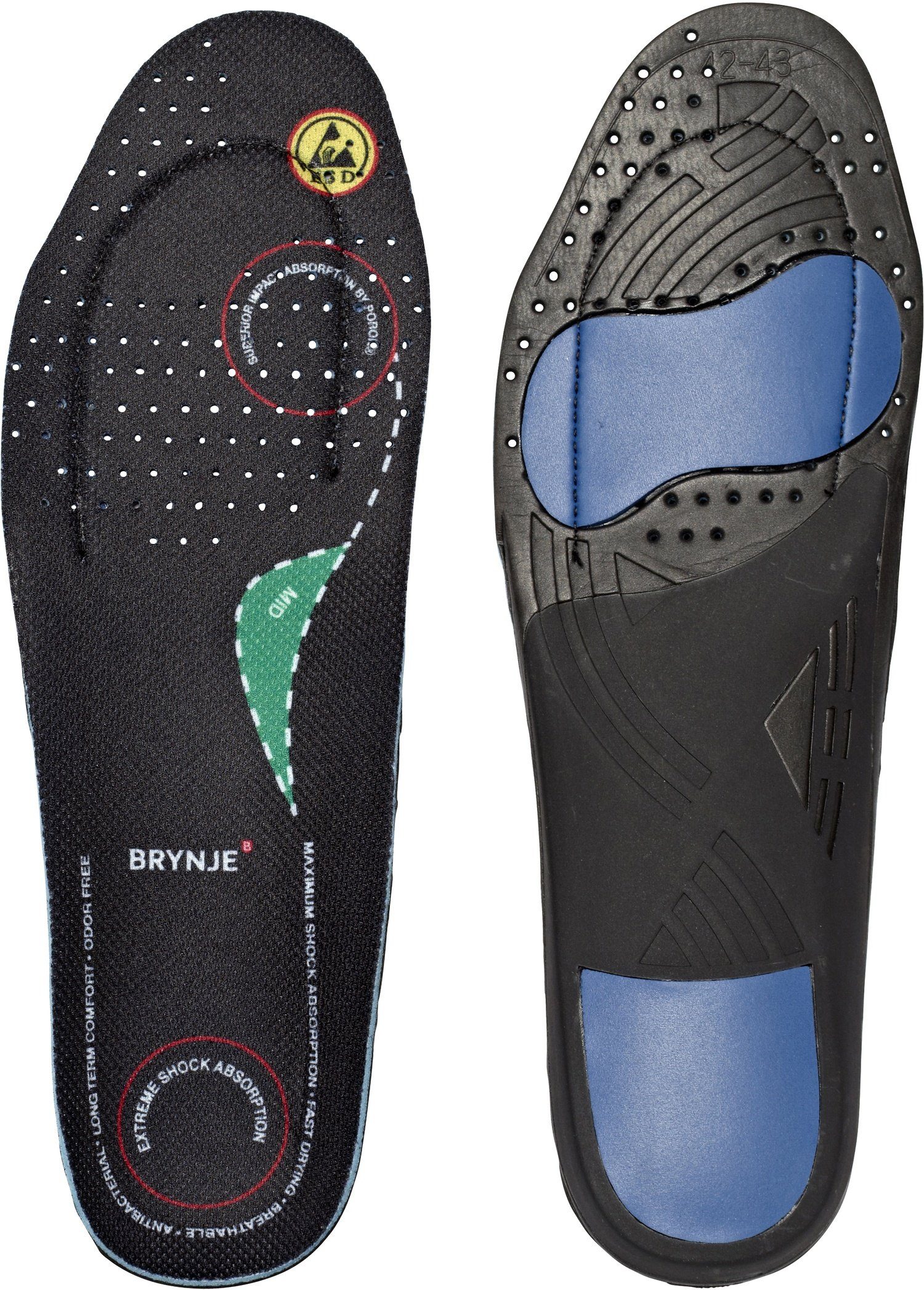 Brynje Einlegesohlen Ultimate FootFitedium, für optimale Unterstützung und Komfort