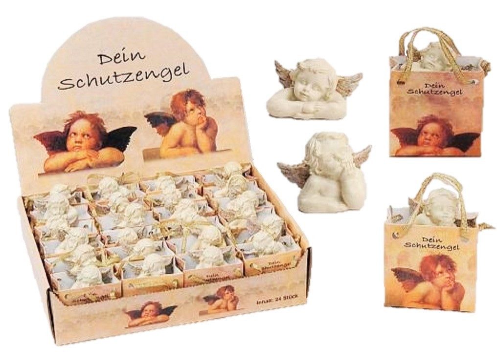 Geschenkestadl Engelfigur 24 Raphael Engel Schutzengel Figuren im Display Beschützer (24 St)