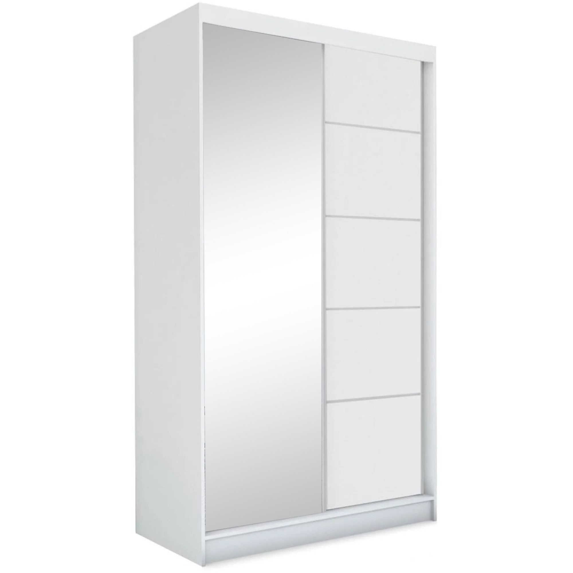 Beautysofa Schwebetürenschrank Marika (Garderobenschrank mit Spiegel günstig online kaufen