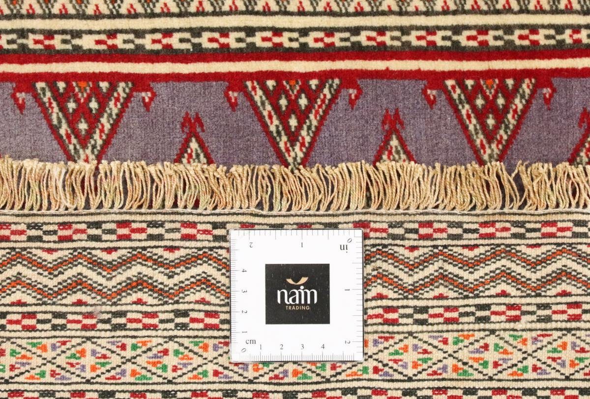 Orientteppich Turkaman rechteckig, / Handgeknüpfter Perserteppich, 133x189 Nain mm Orientteppich Höhe: 6 Trading