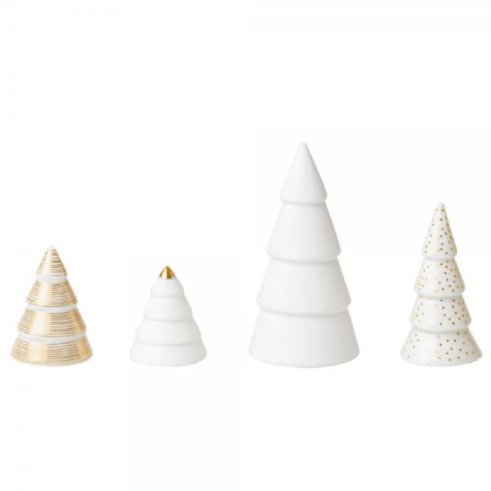 Räder Weihnachtsbaumkugel Design Tannen Porzellan (4-teilig)
