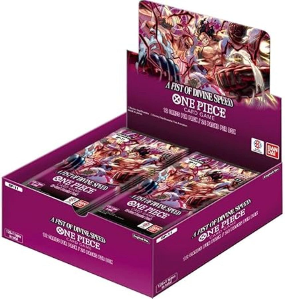 Bandai Sammelkarte One Piece Card Game - A Fist of Divine Speed Booster Box OP-11 (englis