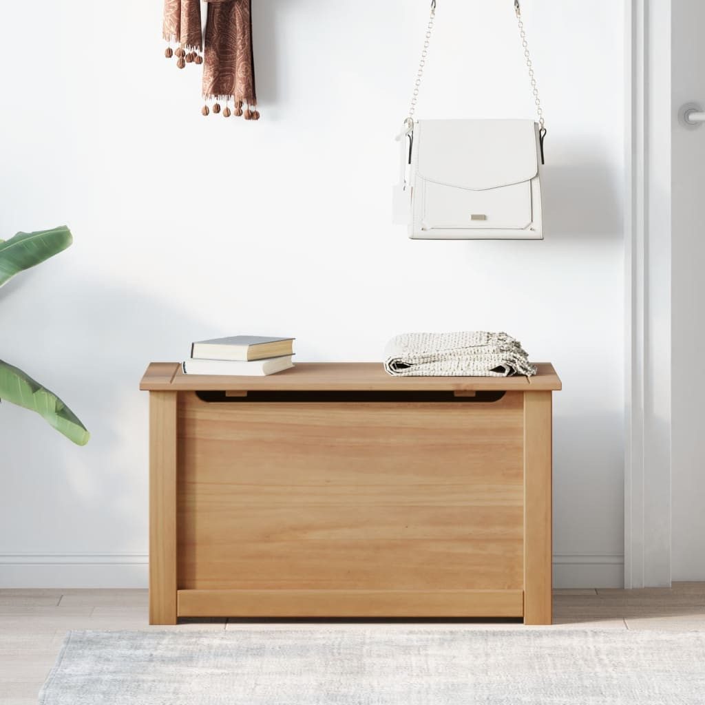vidaXL Aufbewahrungsbox Truhe mit Deckel PANAMA 79x42x46 cm Massivholz Kiefer