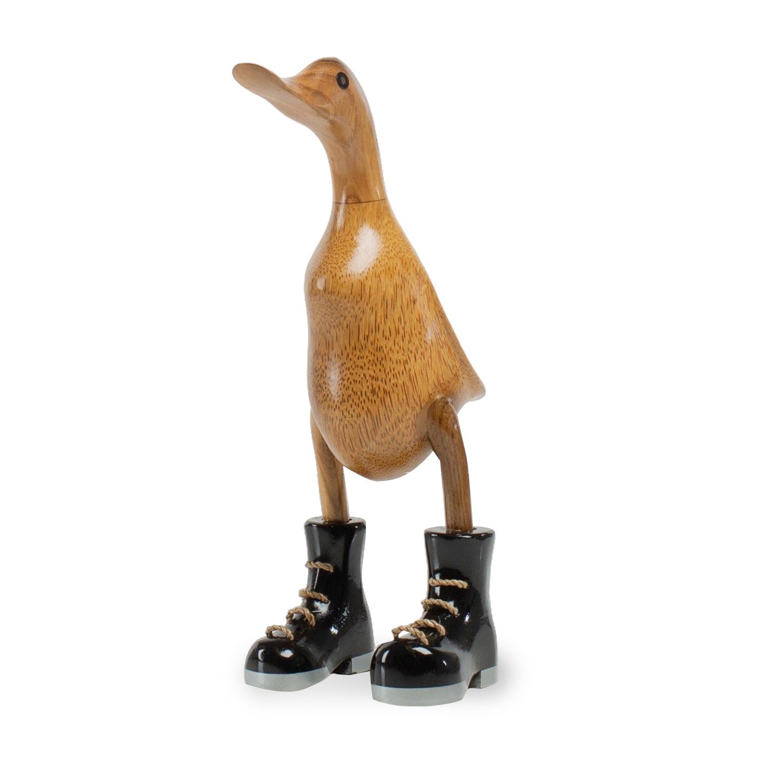 Rikmani Dekofigur Holzfigur Ente Stiefel - günstig online kaufen