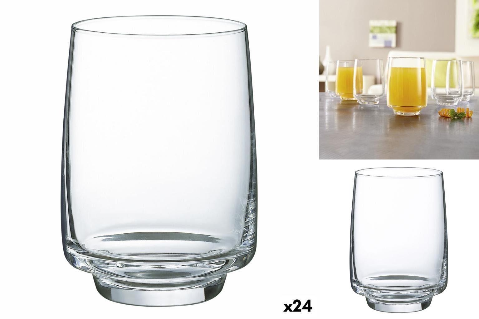 Luminarc Glas Becher Luminarc Equip Home Durchsichtig Glas 280 ml 24 Stück, Glas