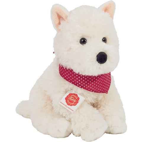 Teddy Hermann® Kuscheltier Westhighland-Terrier sitzend 30 cm, zum Teil aus recyceltem Material