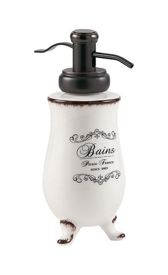 Gedy Seifenspender AMELIE Stehender Seifenspender, 230ml, Keramik, Gedy-AM80