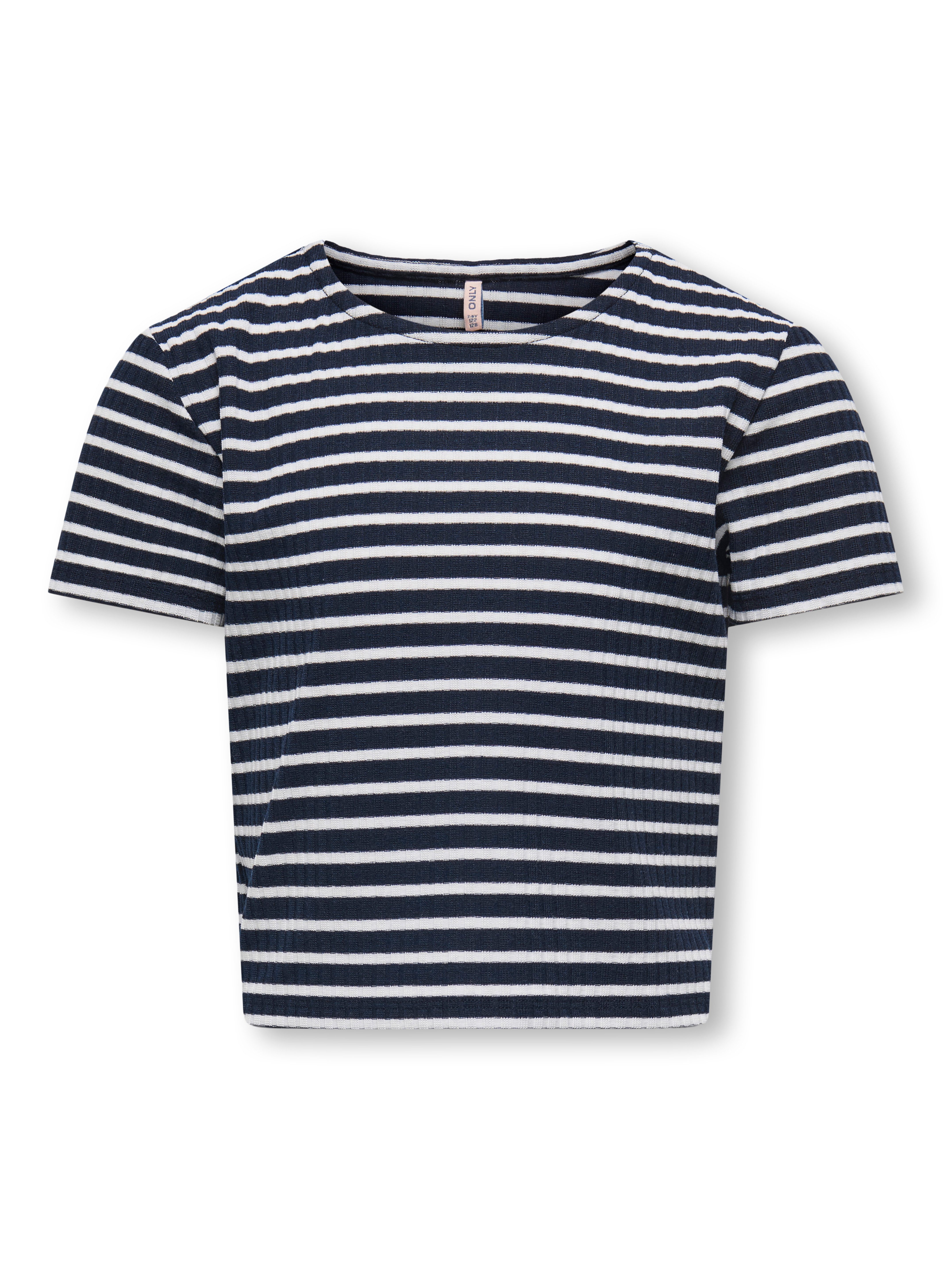 T-Shirt KOGNELLA STRIPED S/S O-NECK TOP JRS