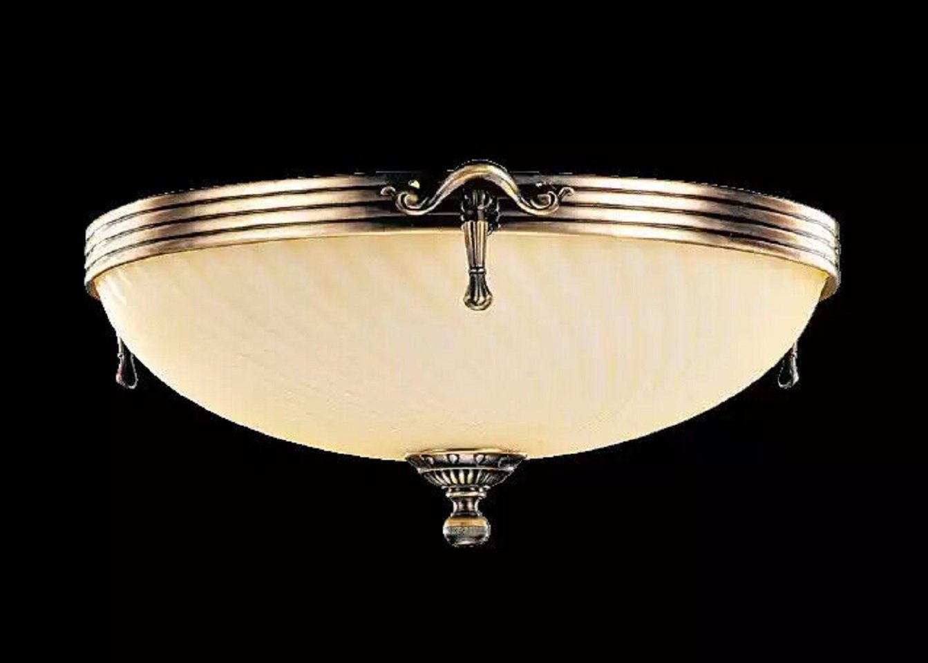JVmoebel Deckenleuchte Modern Deckenleuchter Lüster Deckenlampe Gold Glas Lampen, Keine Funktionen, Leuchtmittel wechselbar, Made in Europe