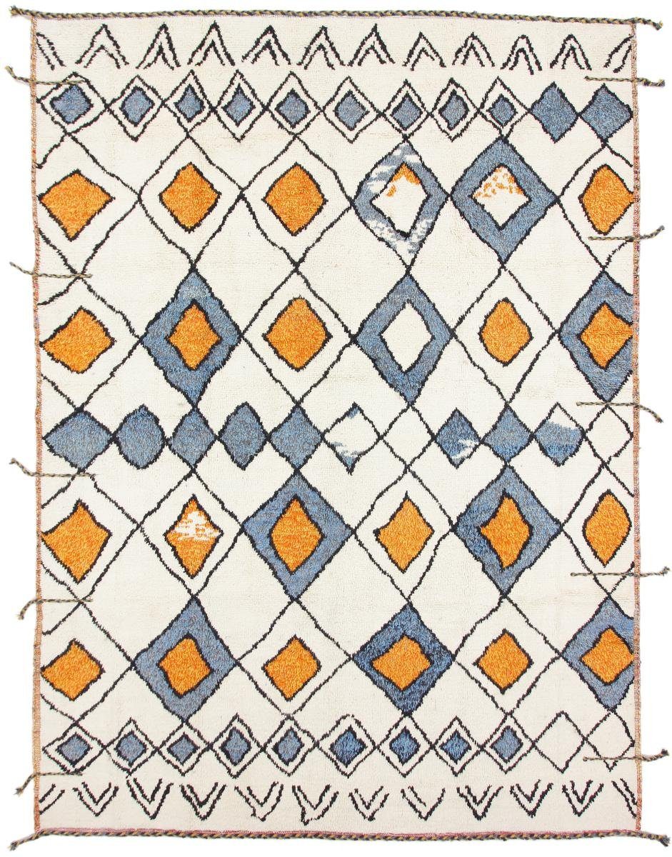 Orientteppich Berber Maroccan Design 269x373 Handgeknüpfter Moderner Orientteppich, Nain Trading, rechteckig, Höhe: 20 mm