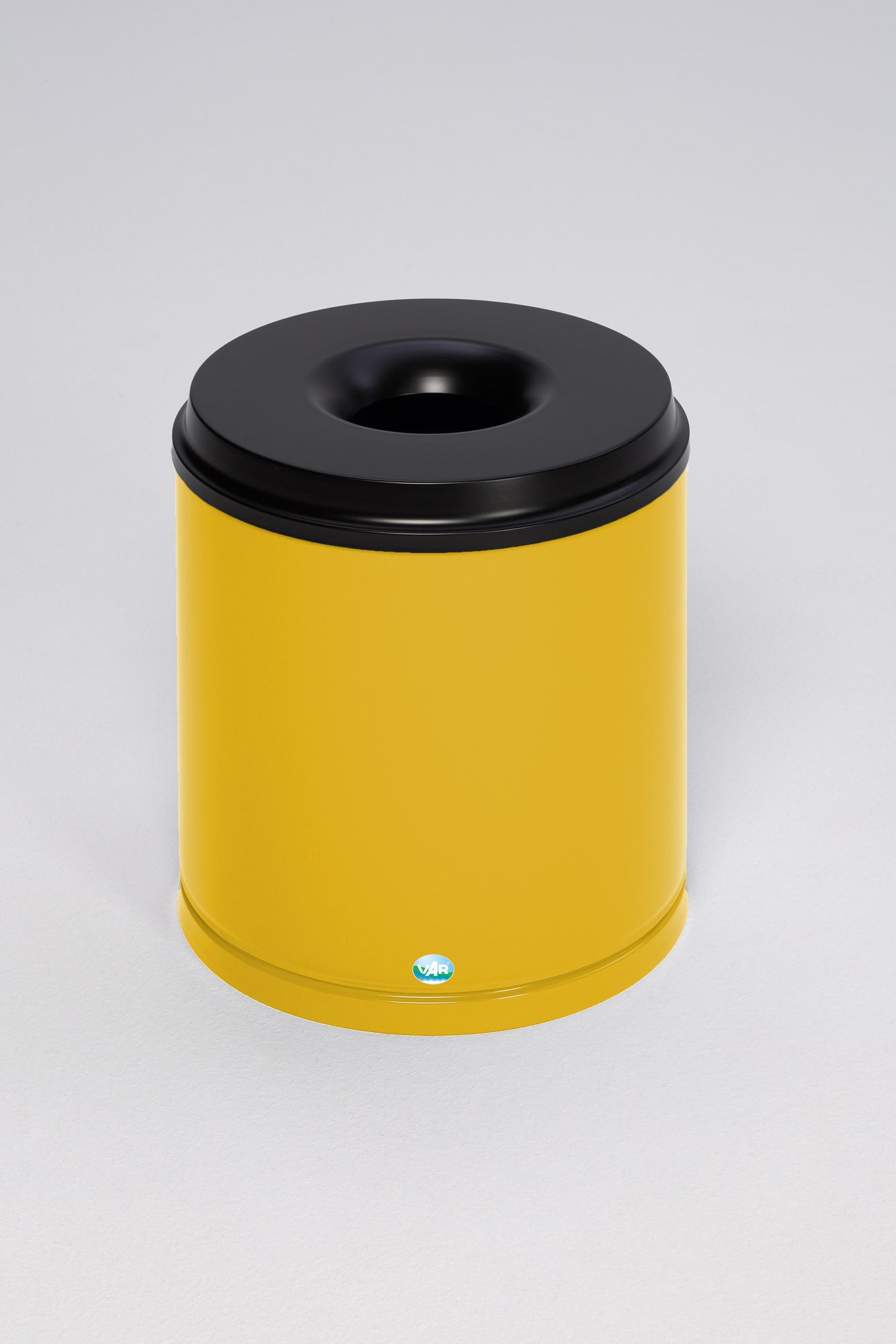 PROREGAL® Papierkorb Selbstlöschender Papierkorb 30L 40x37x37cm Gelb