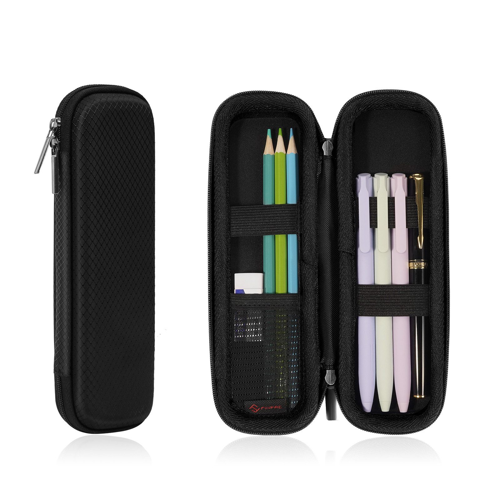 Fintie Federmäppchen Federtasche Hart Eva Stift Etui Mäppchen stoßfeste Stiftetasche, Schlamperbox Bleistifttasche für Executive Füllfederhalter Büro Schule