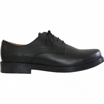 German Wear 82503 Black Schnürschuh Business-schuhe Halbschuhe Kalbsleder Lederschuhe schwarz