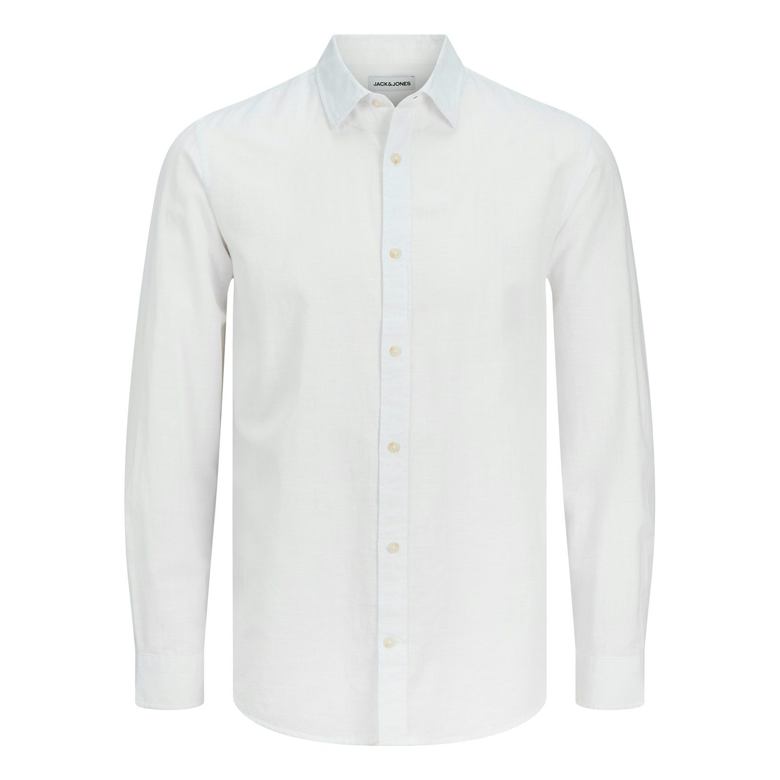 Jack & Jones Langarmhemd JJESUMMER Shirt LS SN in Leinenoptik günstig online kaufen