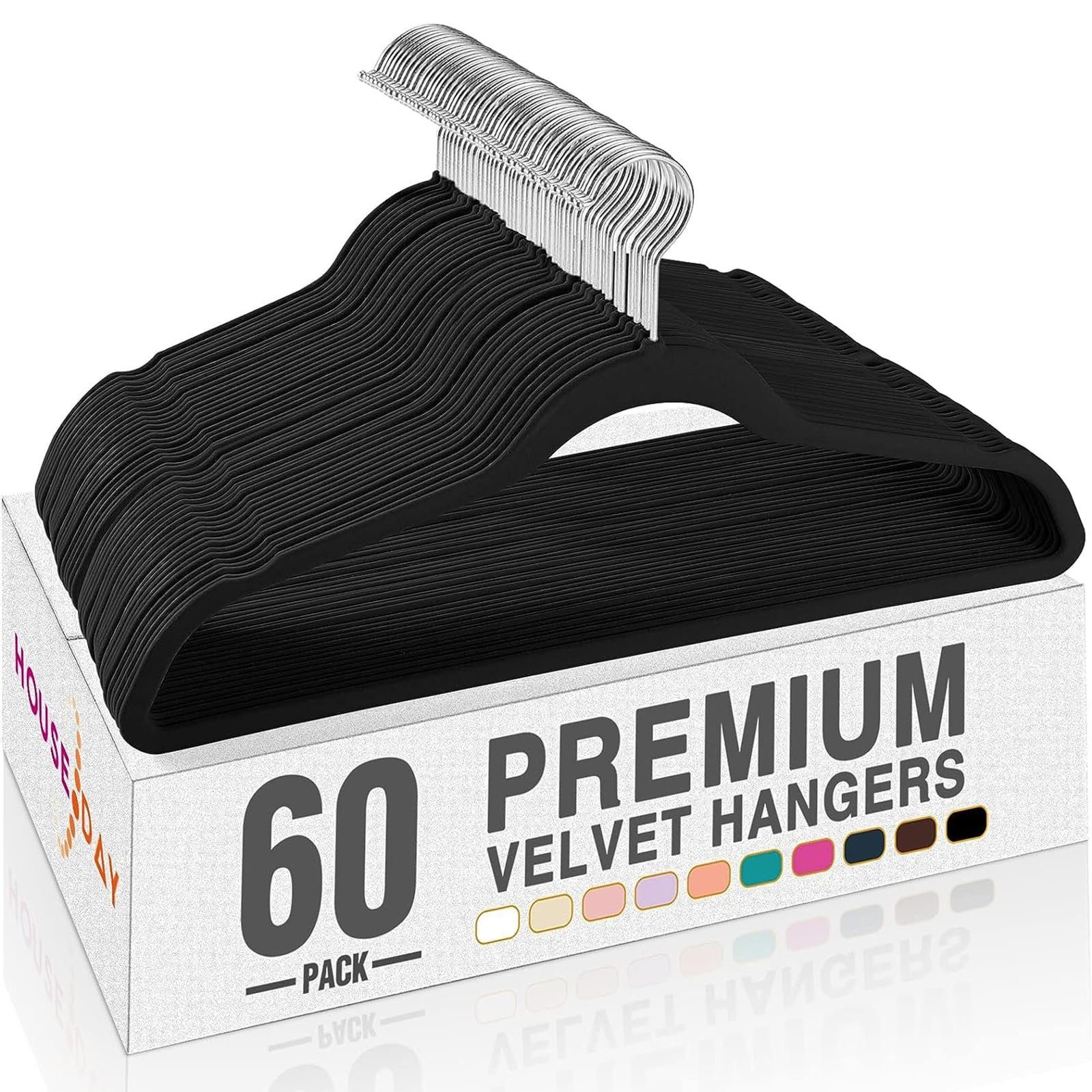 House Day Kleiderbügel Samt, rutschfest, (Packung, 60-tlg), mit 360° drehba günstig online kaufen