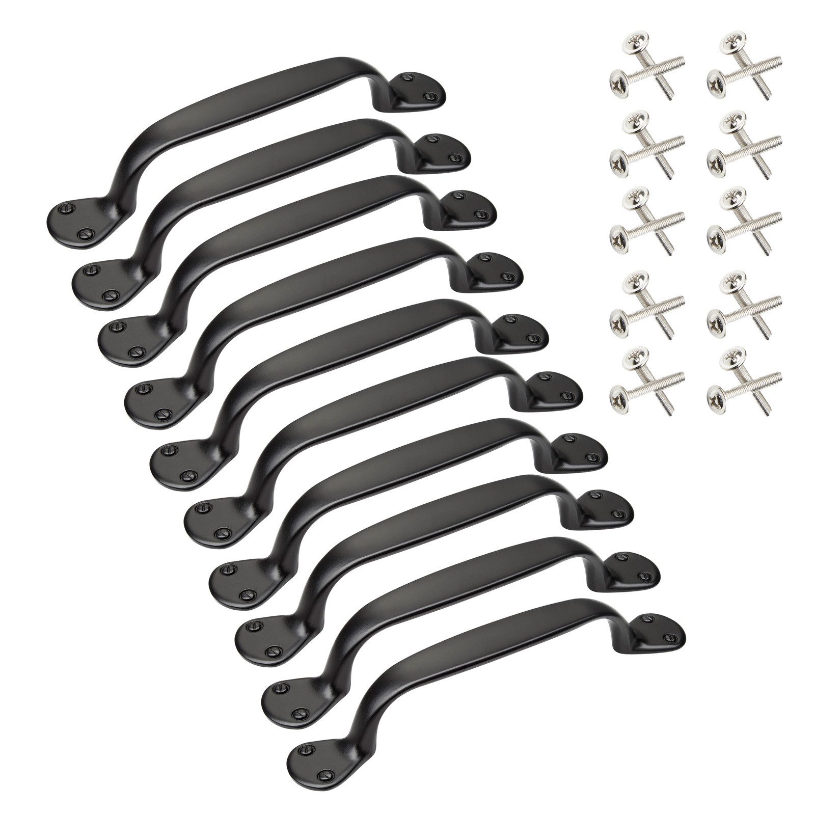 SO-TECH® Möbelgriff Erik, Lochabstand 96 mm (10-St), schwarz, Abmessungen 143,5 x 22,7 x 25 mm
