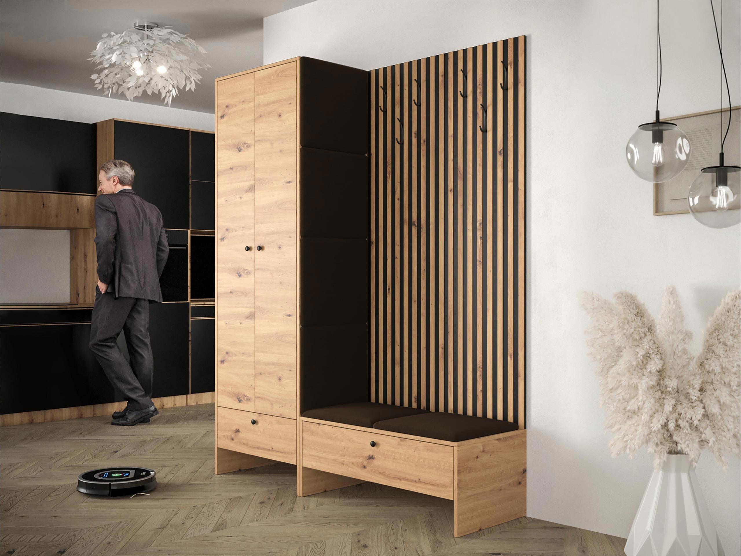 MIRJAN24 Garderoben-Set Balma III, (Komplett-Set, Kleiderschrank, günstig online kaufen