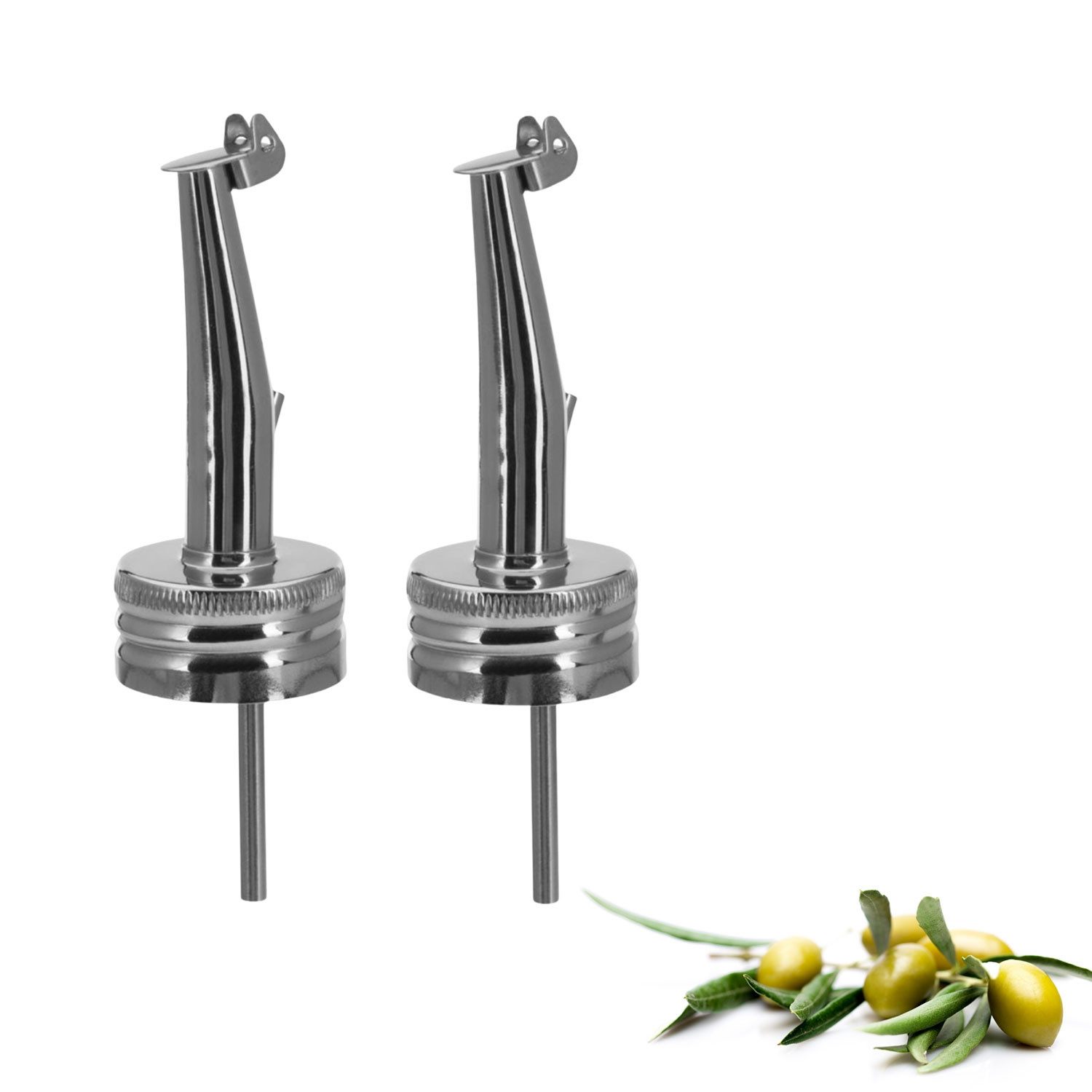 WESTMARK Flaschenausgießer 2 Stk., für Flaschen mit Schraubgewinde, Ø 28 mm, mit Kläppchen