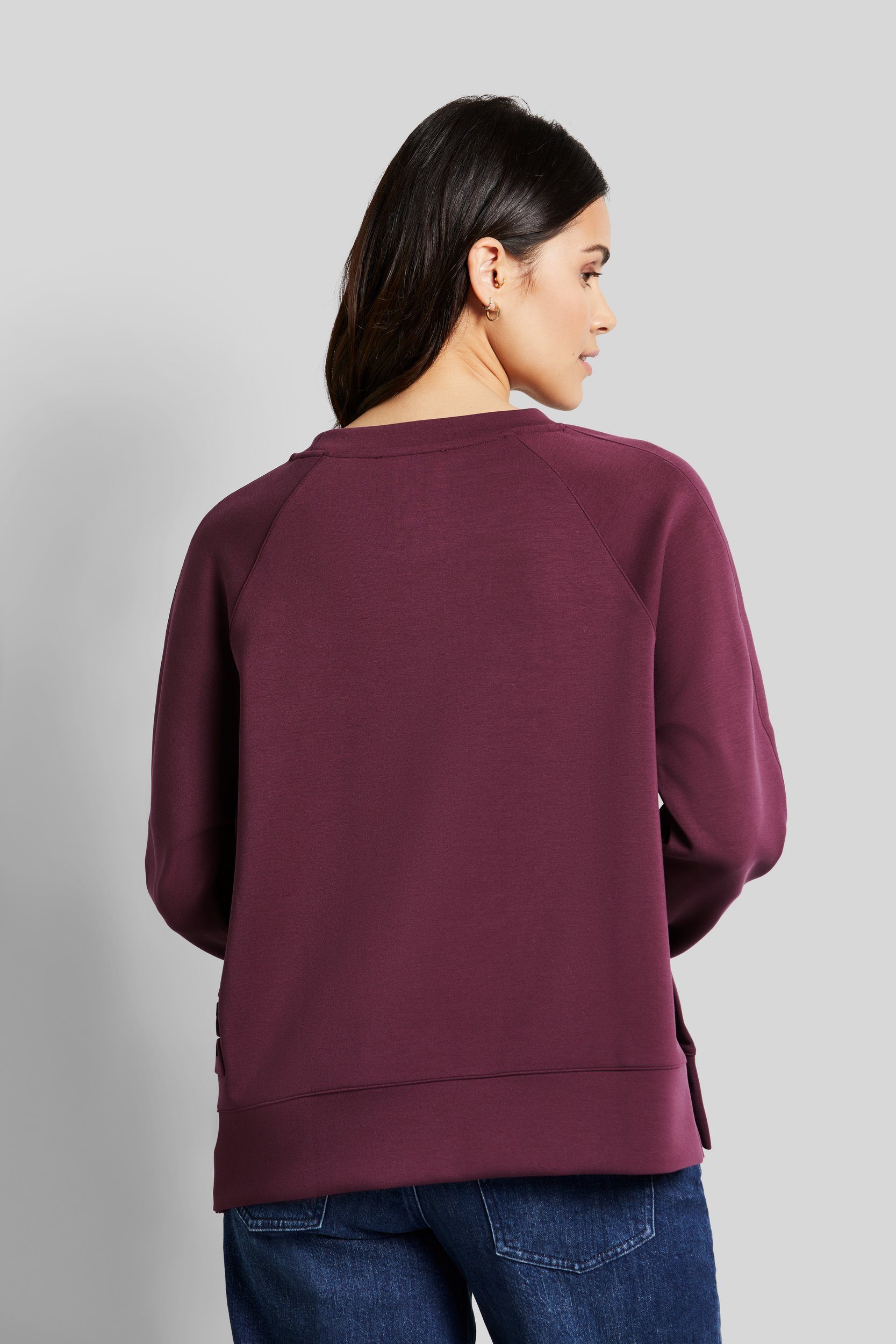 bugatti Sweatshirt aus elastischer Modalware günstig online kaufen