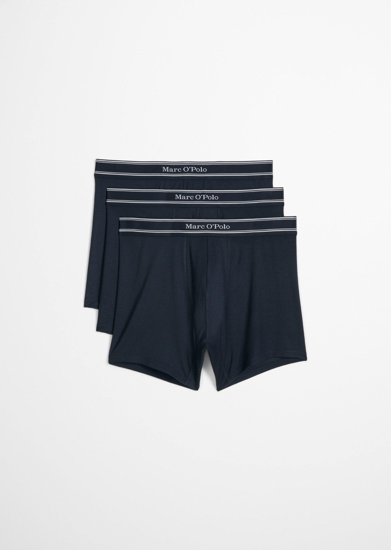 Marc O'Polo Retro Pants Modal (3er Pack) mit etwas längerem Bein, Logobund, ohne Eingriff