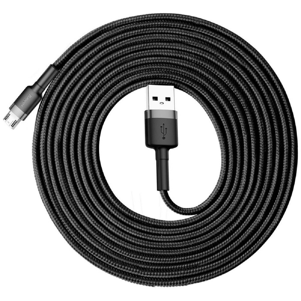 Baseus Baseus USB zu micro-USB Kabel 3m – Schnellladen und Datenübertragung USB-Kabel, (300 cm)
