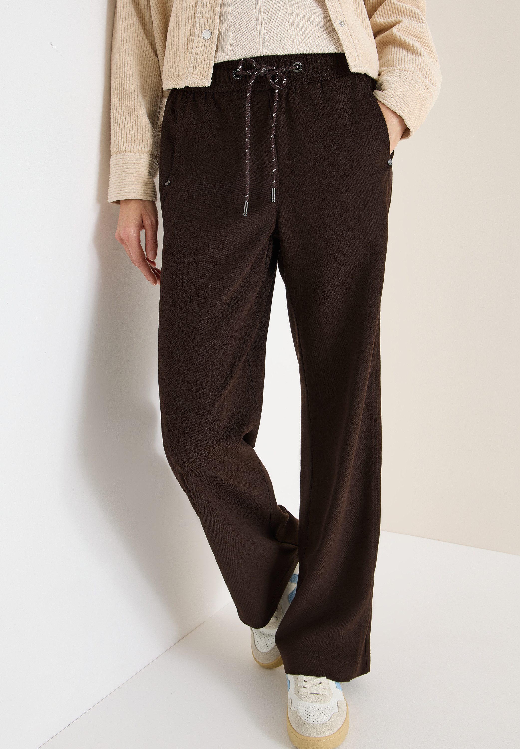 CECIL Jogger Pants High Waist