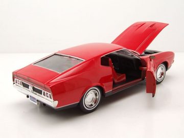 Motormax Modellauto Ford Mustang Mach 1 1971 rot James Bond Modellauto 1:24 Motormax, Maßstab 1:24