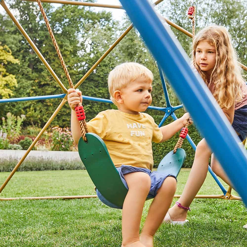 HOME DELUXE Schaukelanbau Schaukel MATTI, (inkl. 2 Seilen & 2 Haken mit  verstellbarem Gurt), Kinderschaukel für Spieltüme & Klettergerüste I  Gartenschaukel