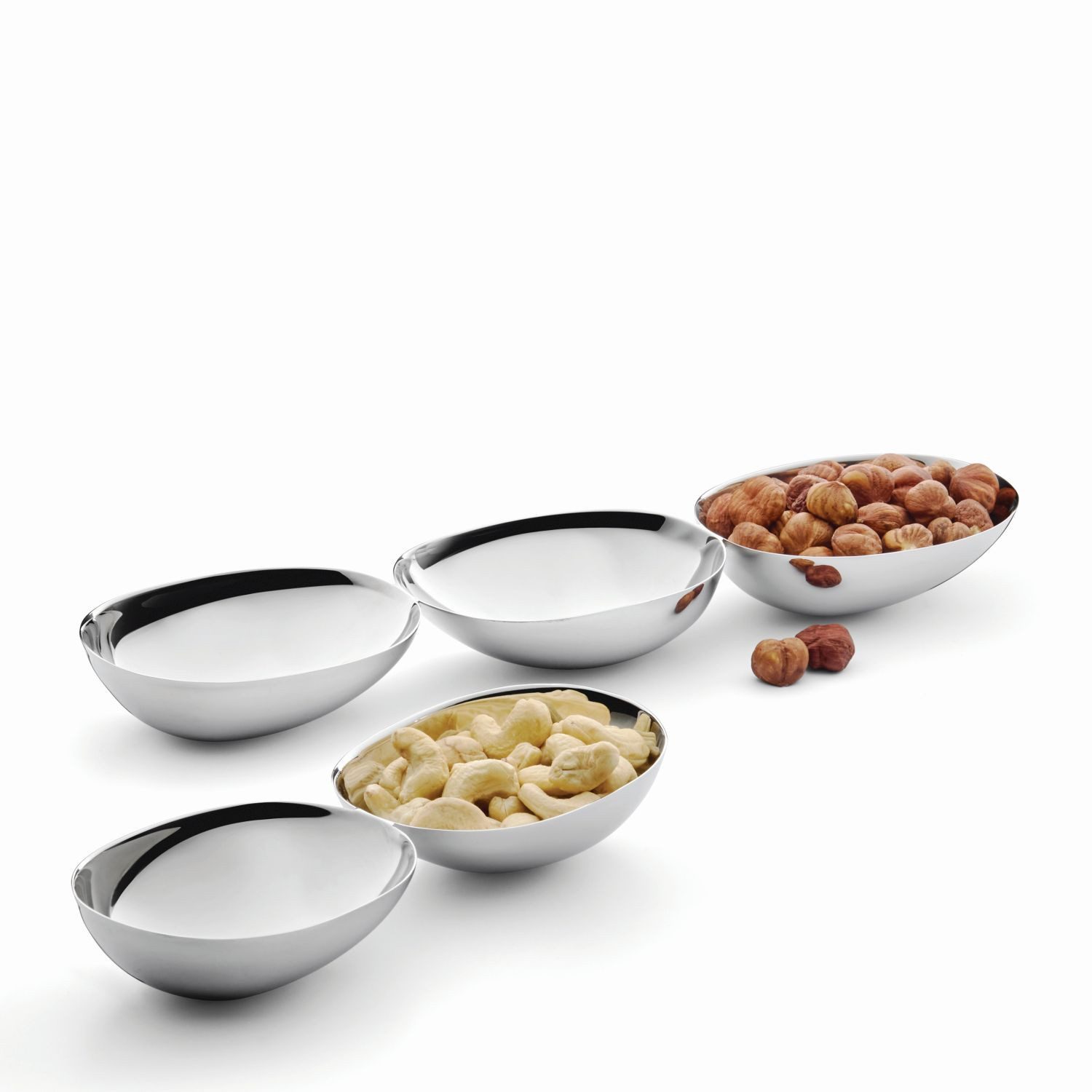 Philippi Design Schale Pebbles Duo, Edelstahl