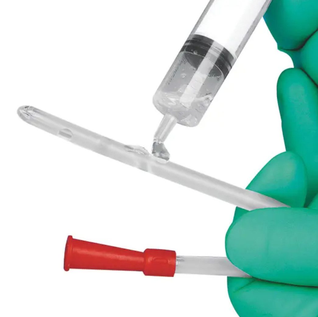 DocMed Einwegspritze Mediware Jelly-Dest Gleitgel-Spritze, (24 Stück Einmalspritzen, 24-St., sterile Gleitgel-Spritze), Latexfrei, für sichere Anwendung