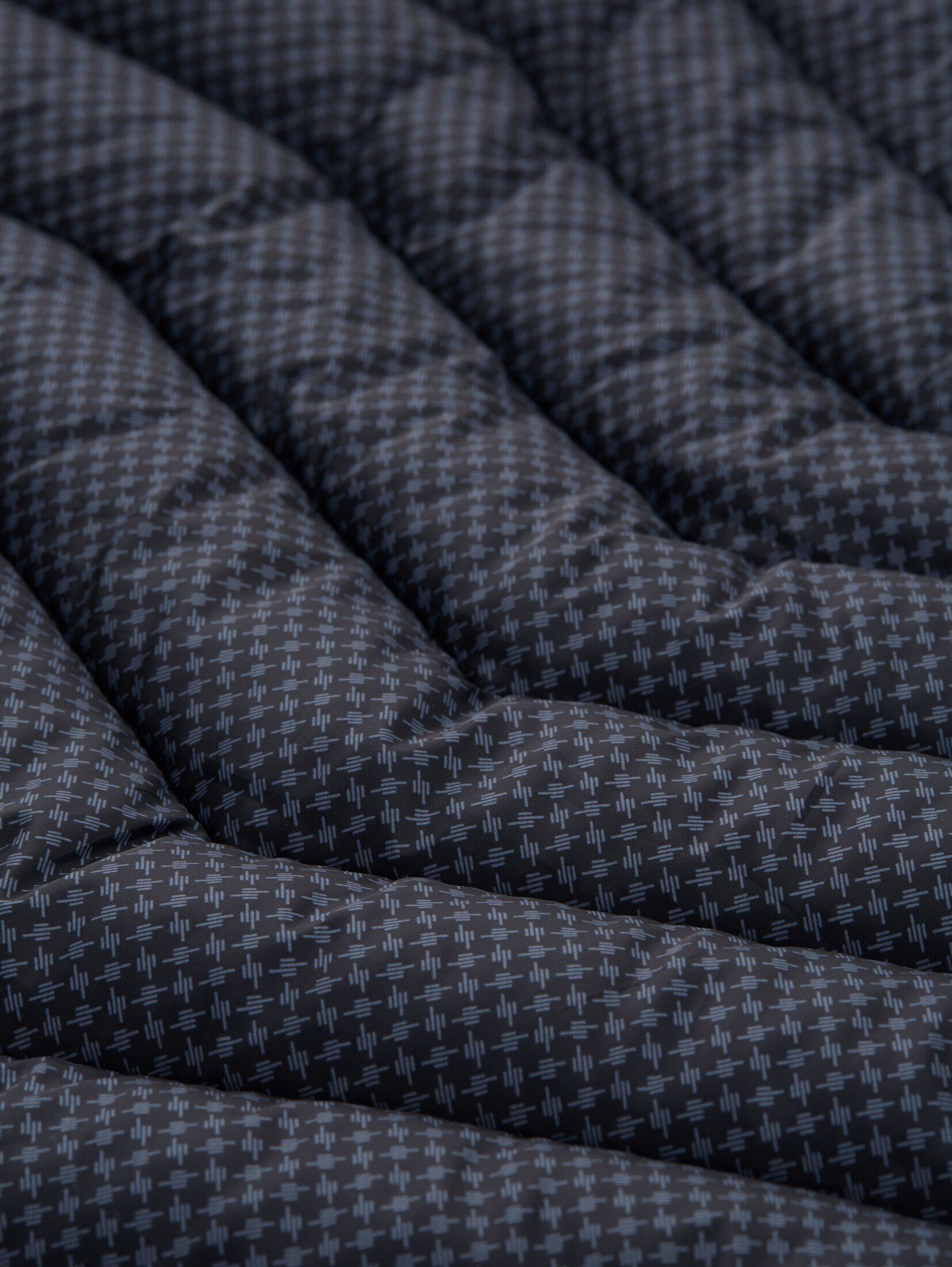 dark minimal Jacke TAILOR blue design mit Print TOM Steppjacke Lightweight