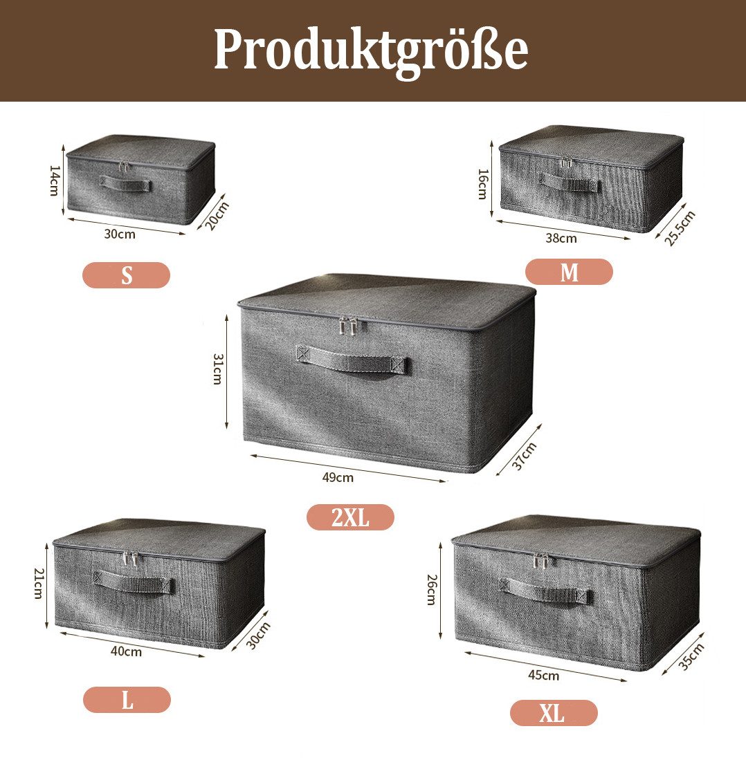 Coonoor Aufbewahrungsbox Große Aufbewahrungsbox für Kleidung, günstig online kaufen