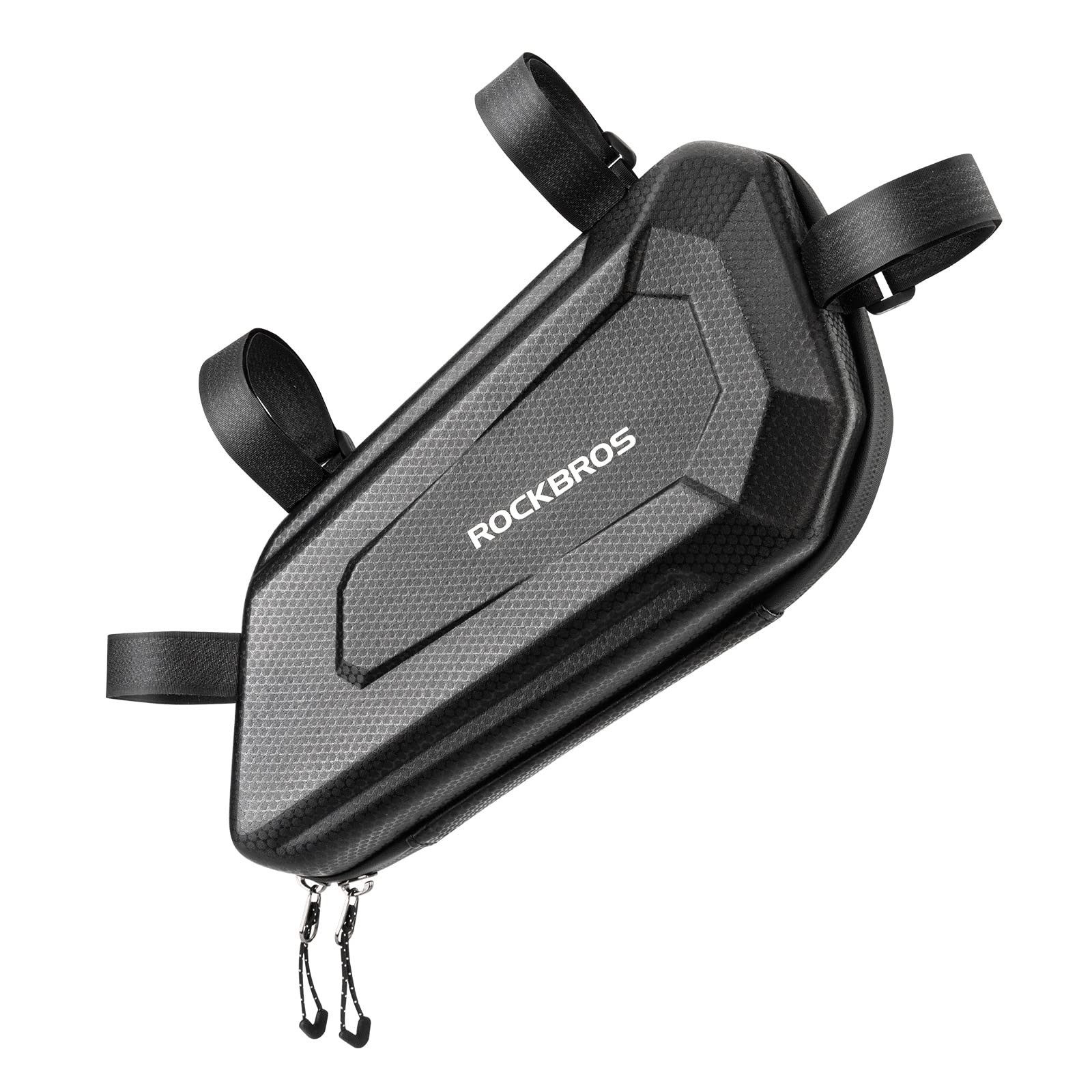 ROCKBROS Rahmentasche Motorradtasche Rahmentasche Motorrad ca.1,5L Schwarz (1-tlg), Wasserdichte, Kompatibel mit meisten Motorrädern