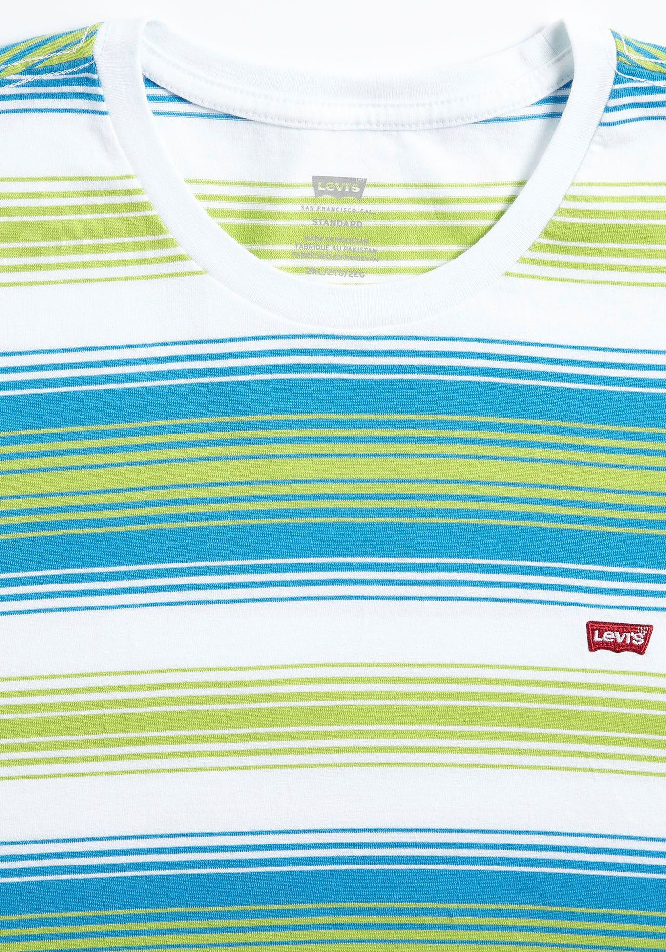 Levi's® Plus Rundhalsshirt BIG ORIGINAL Ringel-Dessin multi HM im TEE color