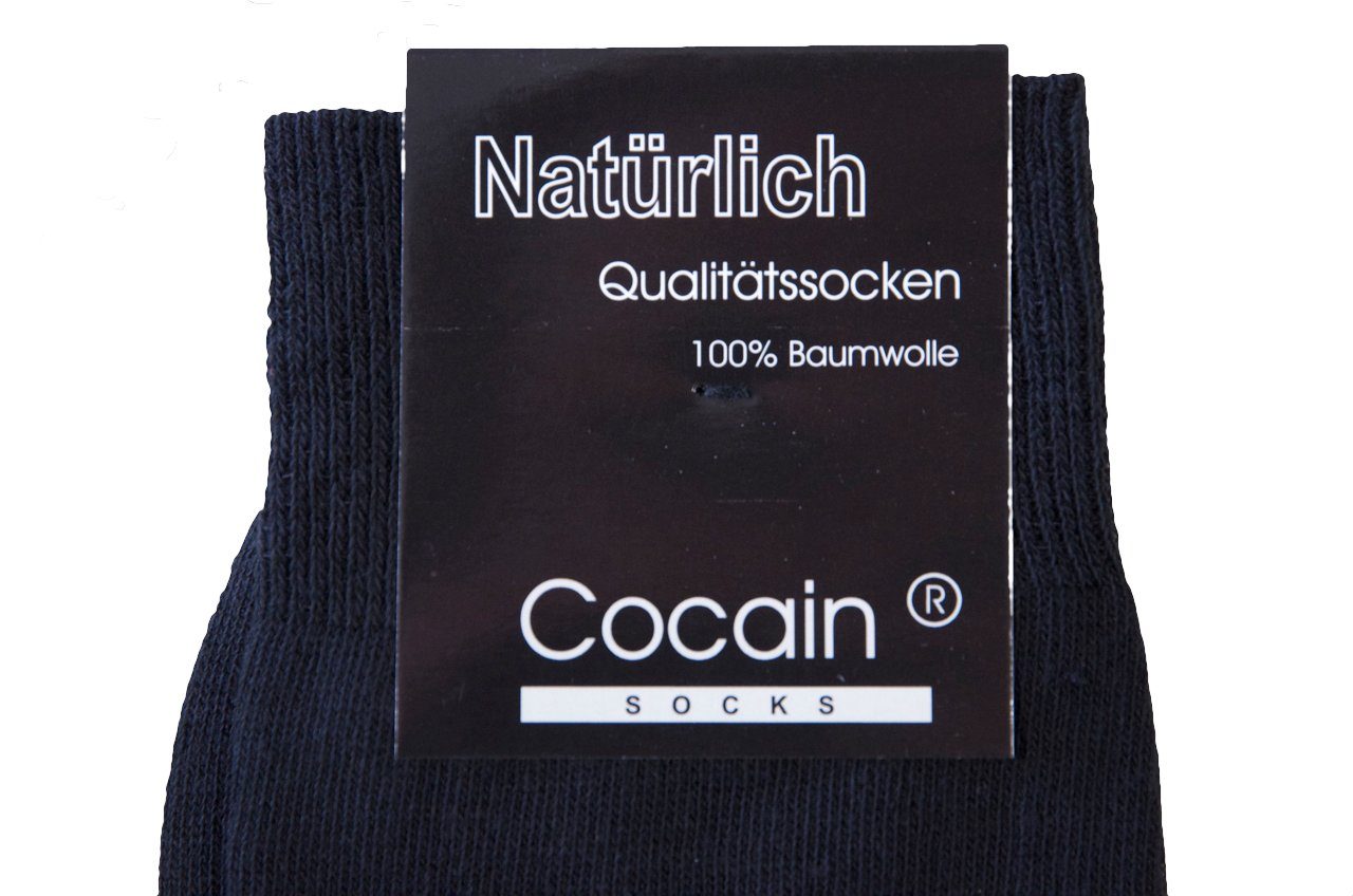 schwarze Damen Klassische Spitze handgekettelte (10-Paar) Businesssocken Socken Herren Cocain underwear