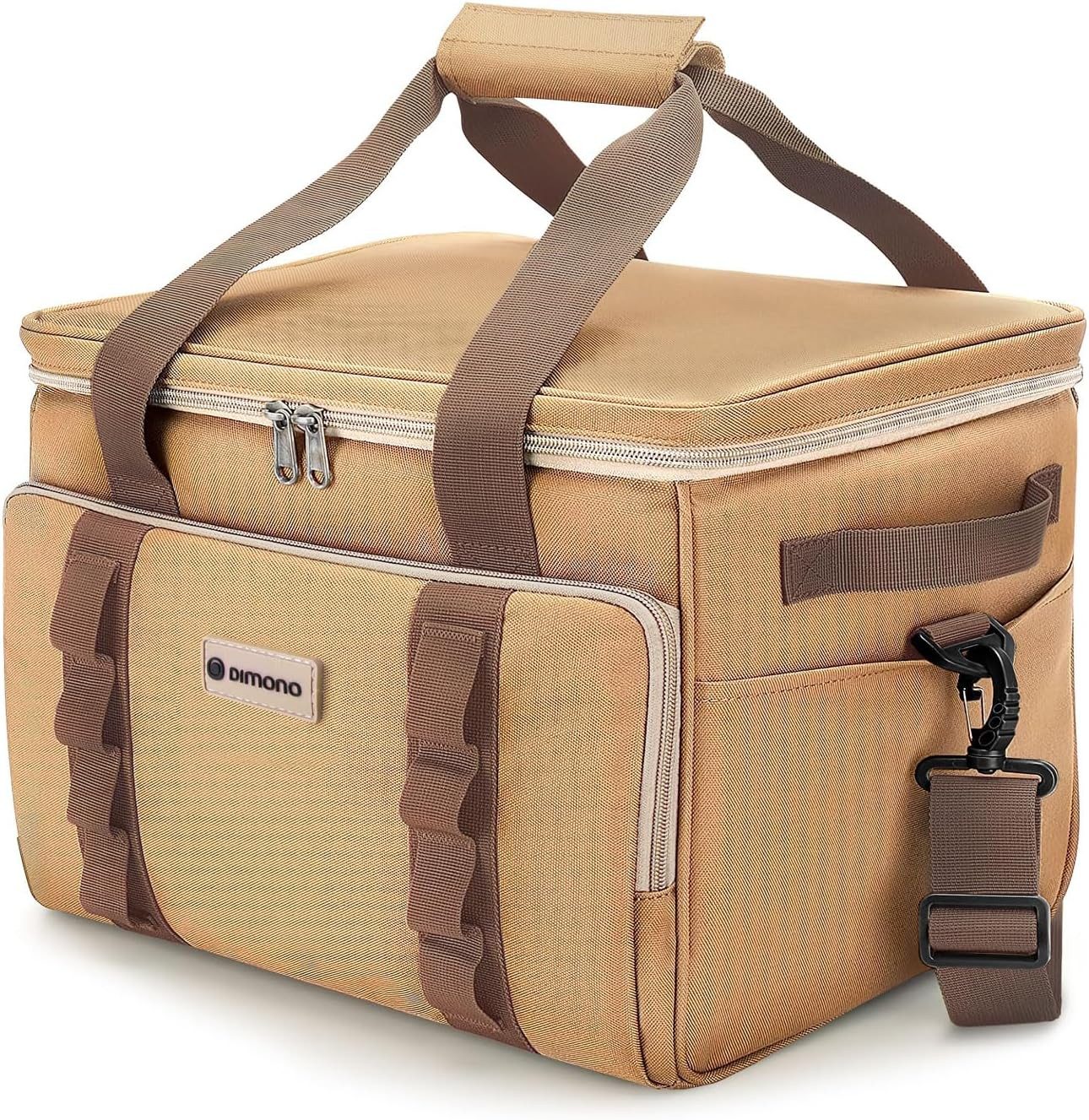 Goods+Gadgets Thermobehälter Kühltasche wasserdicht Thermobehälter Isoliertasche Camping & Picknick, Polyestergewebe, (XXL, Isotasche), Camping-Tasche Wärmetasche