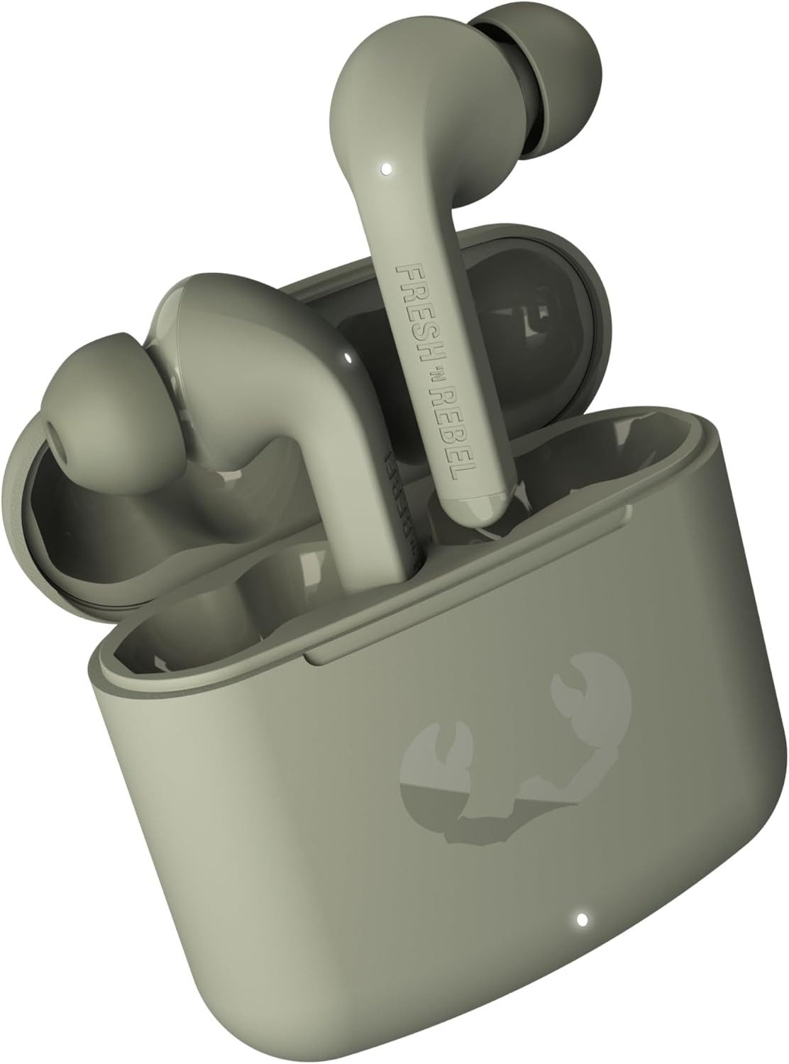 Fresh 'n Rebel True Wireless Kopfhörer mit Touch Steuerung & Mikrofon In-Ear-Kopfhörer (Hochwertige Materialien und modernes Design sorgen für eine langlebige Nutzung und ein stilvolles Erscheinungsbild., Bluetooth Headset mit 30h Akku, Sprachassistent und klarem Sound)