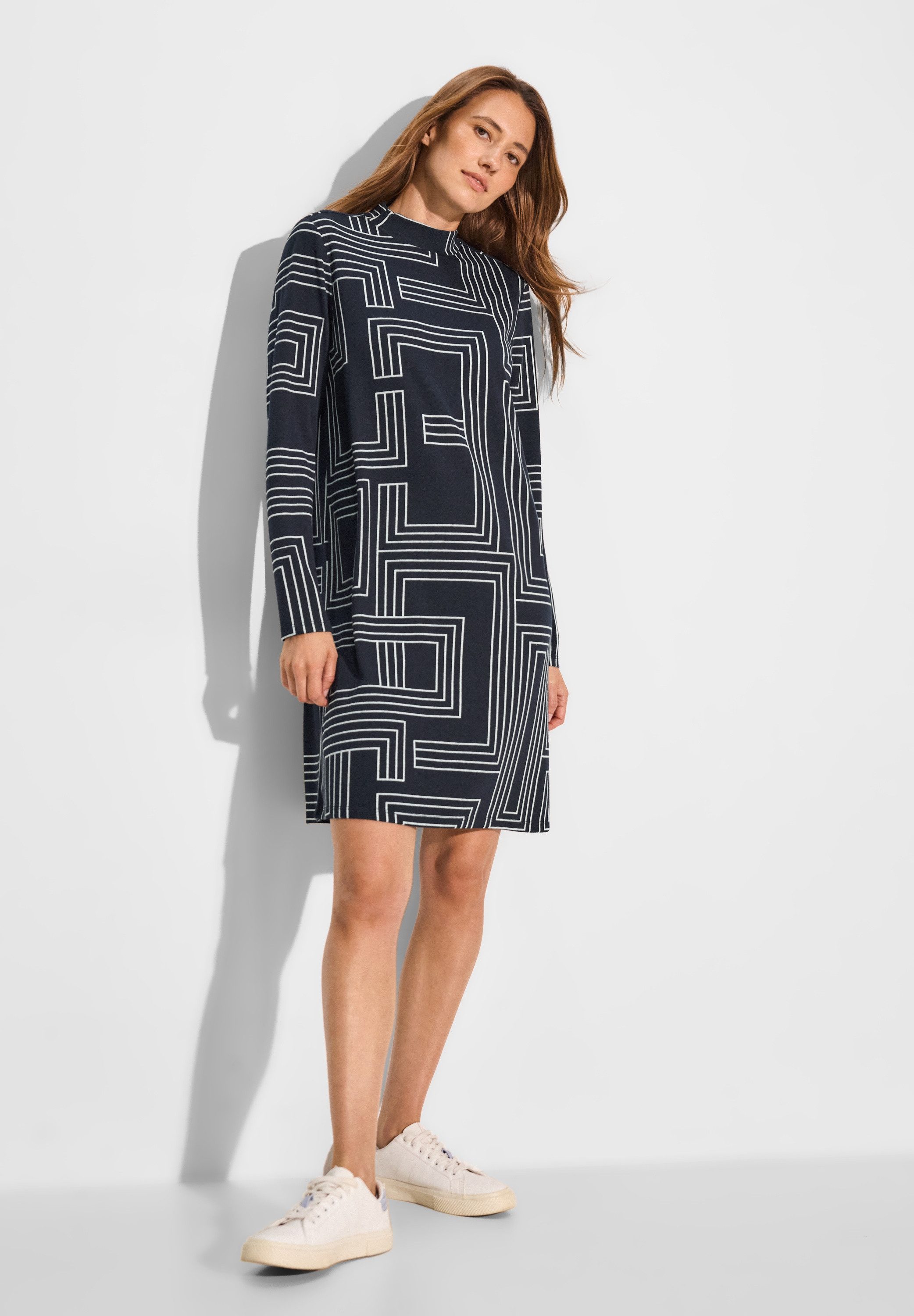 CECIL Sommerkleid mit grafischem Muster günstig online kaufen