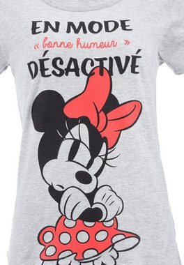 Disney Minnie Mouse Shorty Damen Frauen Sommer-Pyjama T-Shirt und Shorts Set kurz (2 tlg)