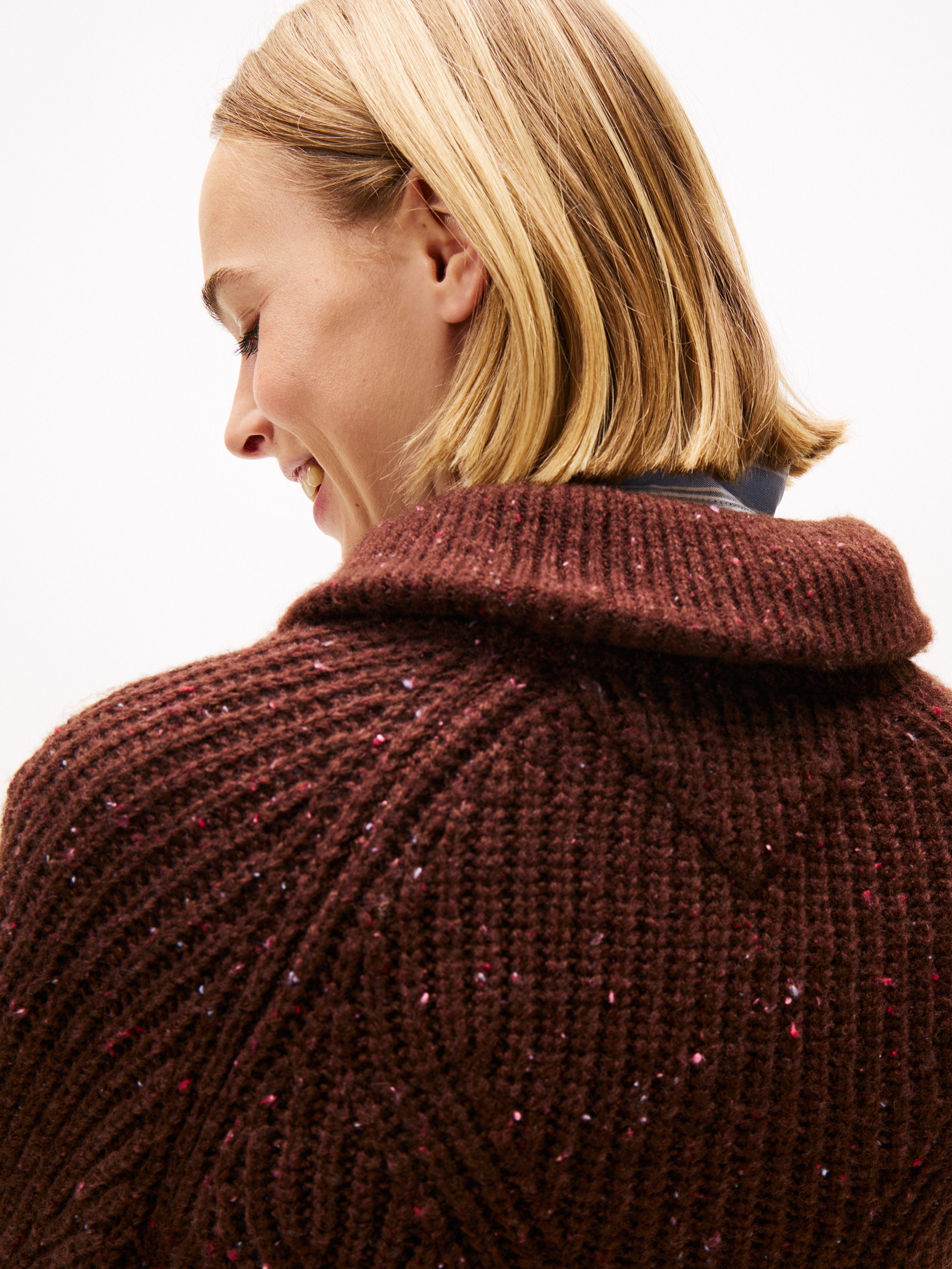 Tommy Jeans Troyer TJW NEP 1/4 ZIP SWEATER günstig online kaufen