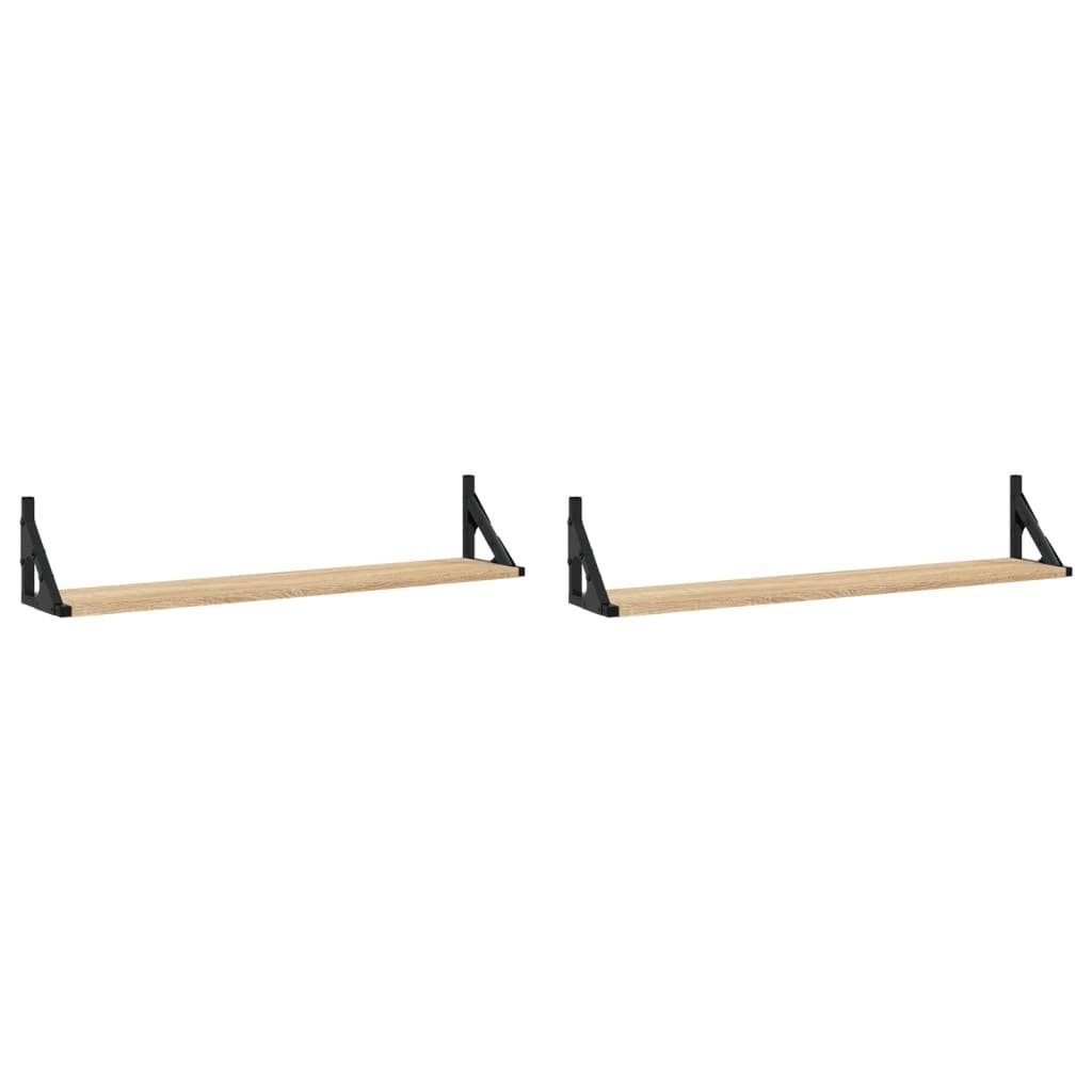 vidaXL Regal Wandregale 2 Stk. Sonoma-Eiche günstig online kaufen