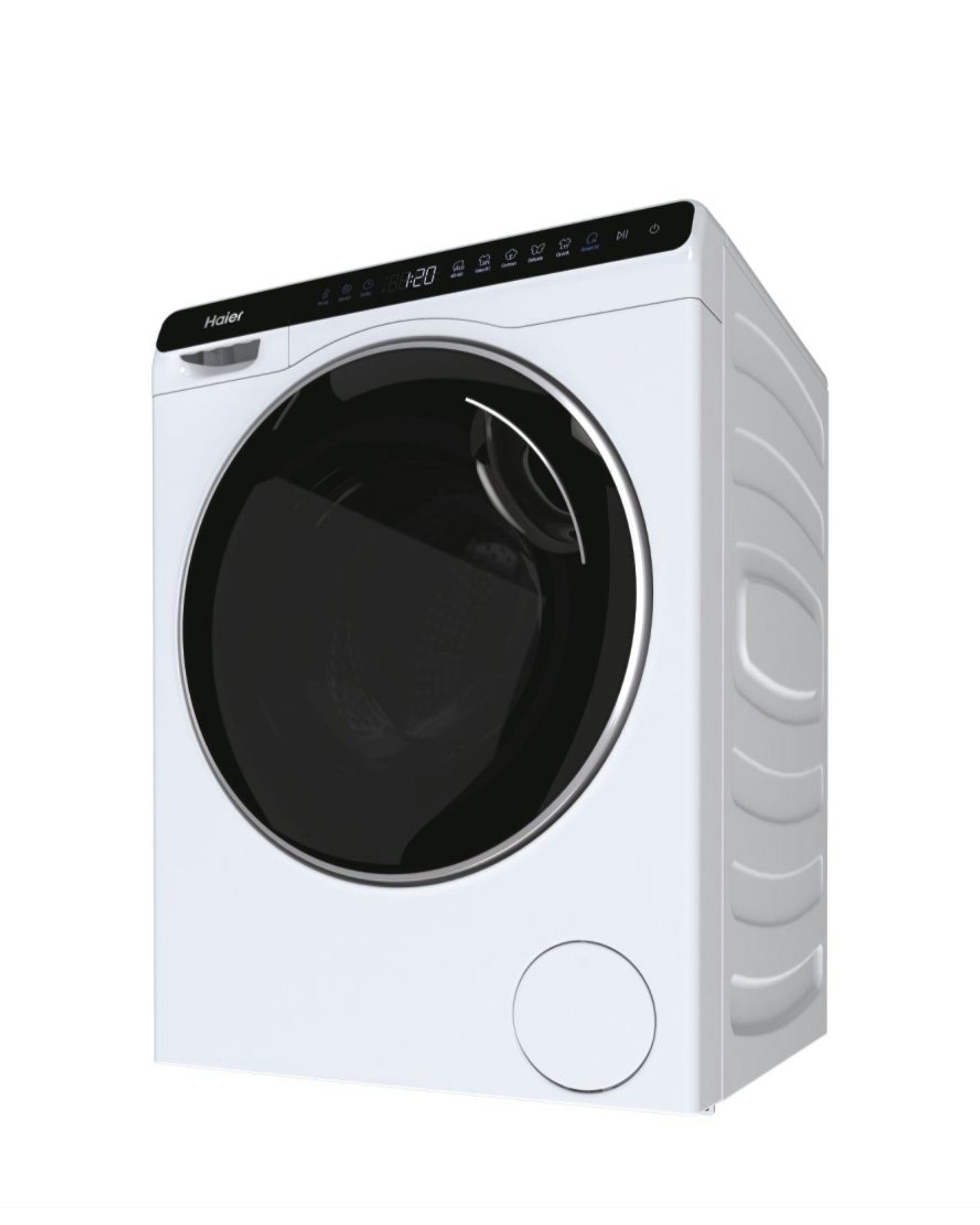 Haier Waschmaschine HW50 HW50-BP12307, 5 kg, 1200 U/min, Endzeitvorwahl, Pillow-Schontrommel, Antibakterielle Technologie | Frontlader