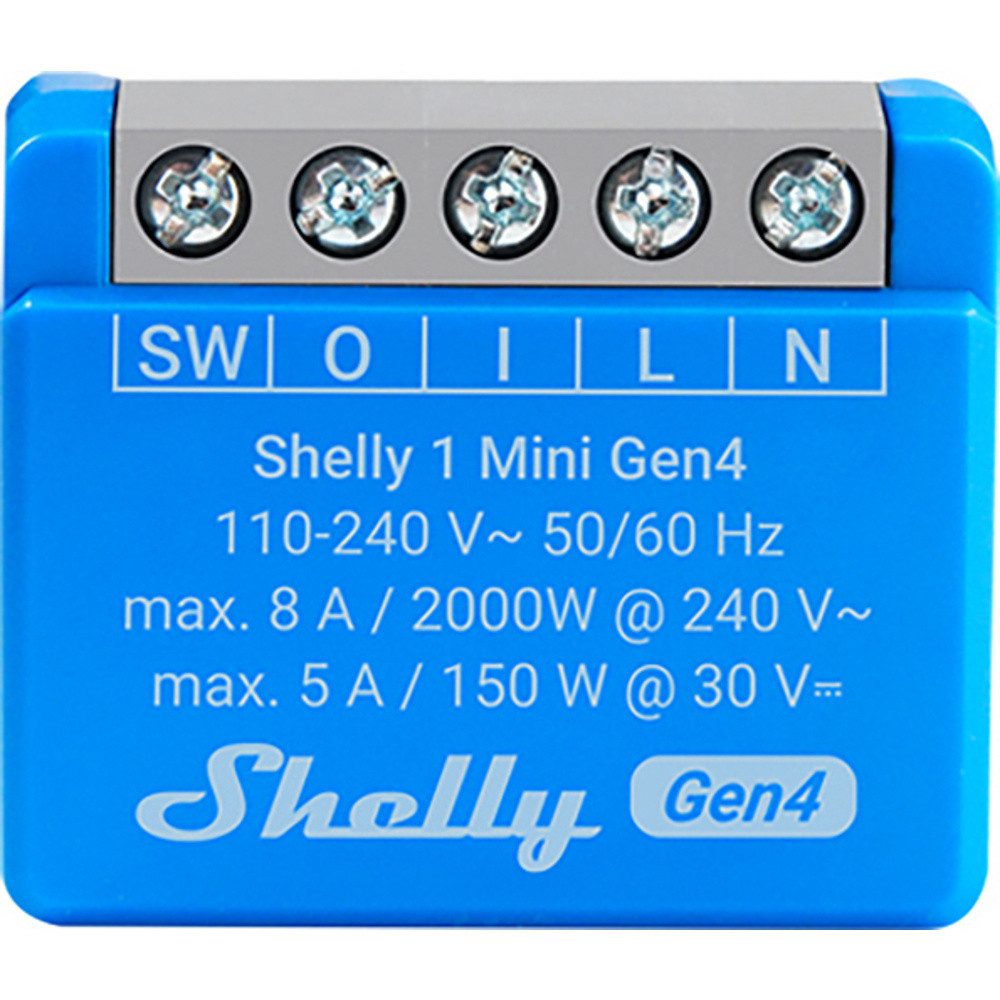 Shelly Shelly 1 Mini Gen4 Funk-Schalter Smart-Home-Zubehör