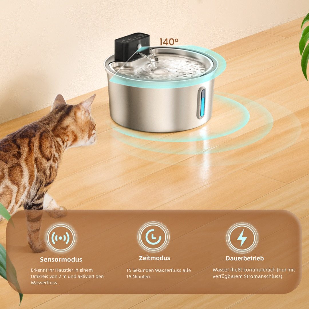 PUPPY KITTY Trinkbrunnen 3,2 L Haustier-Trinkbrunnen günstig online kaufen