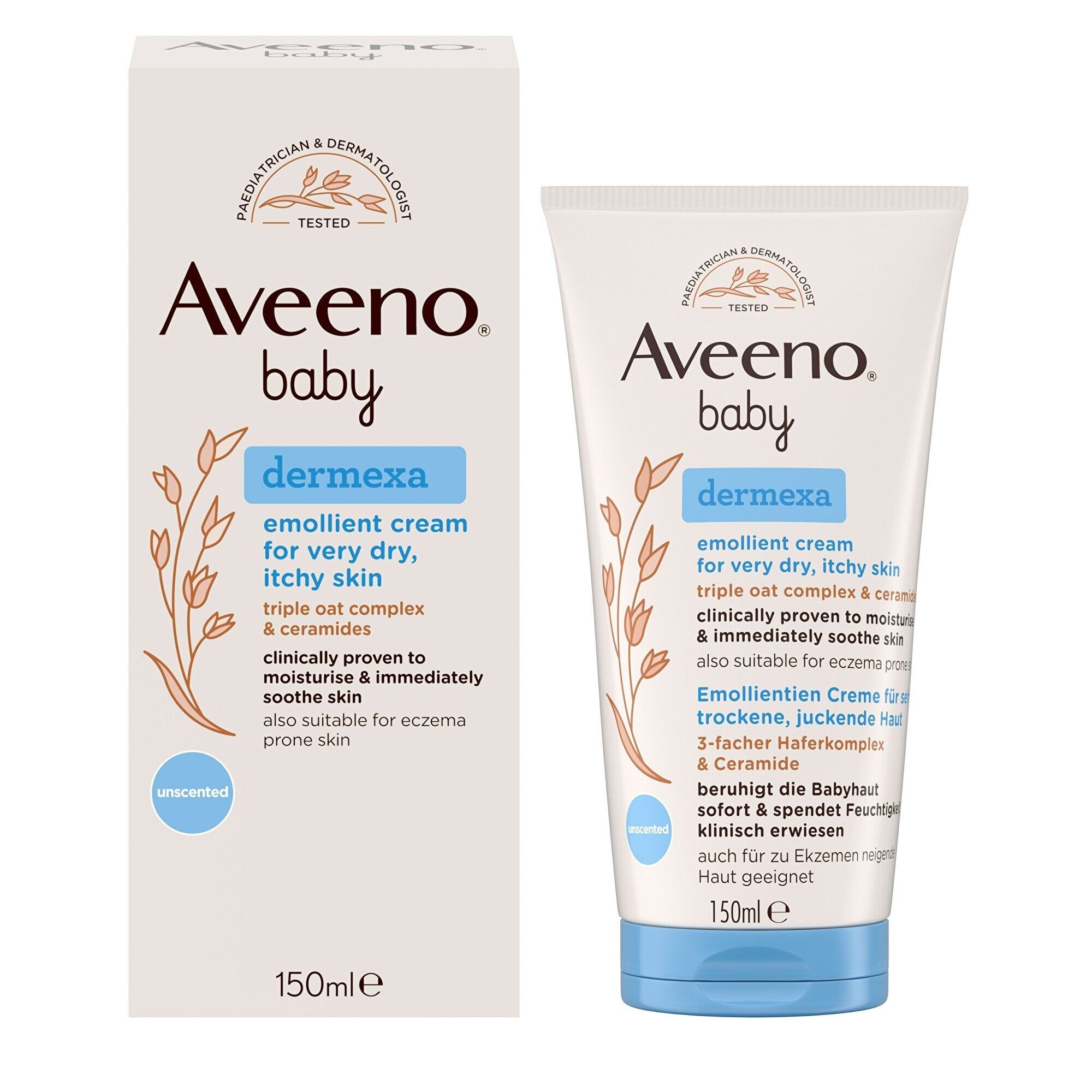 Aveeno Körpercreme Baby Dermexa Weichmachende Creme